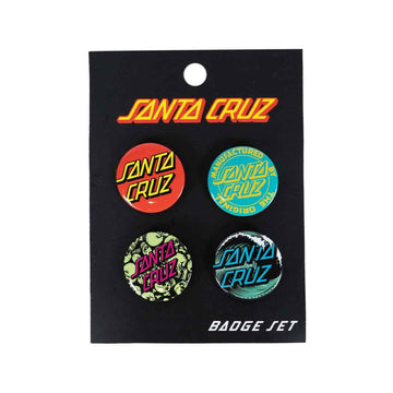 Santa Cruz - Multi Logo Badge Set.