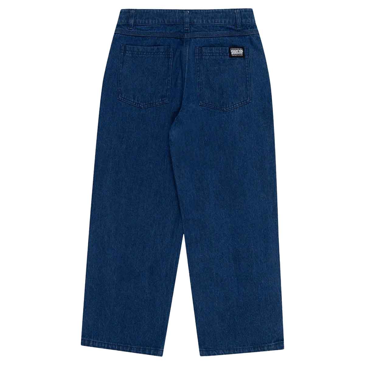 Santa Cruz Multi Stack Alien Youth Jeans Stone Washed Indigo Back