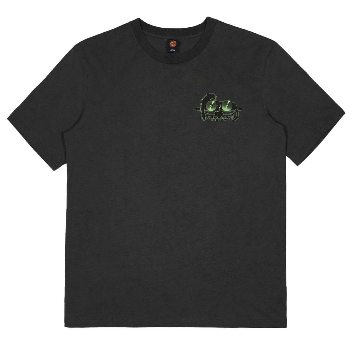 Santa Cruz - Natas Panther Tee Washed Black.