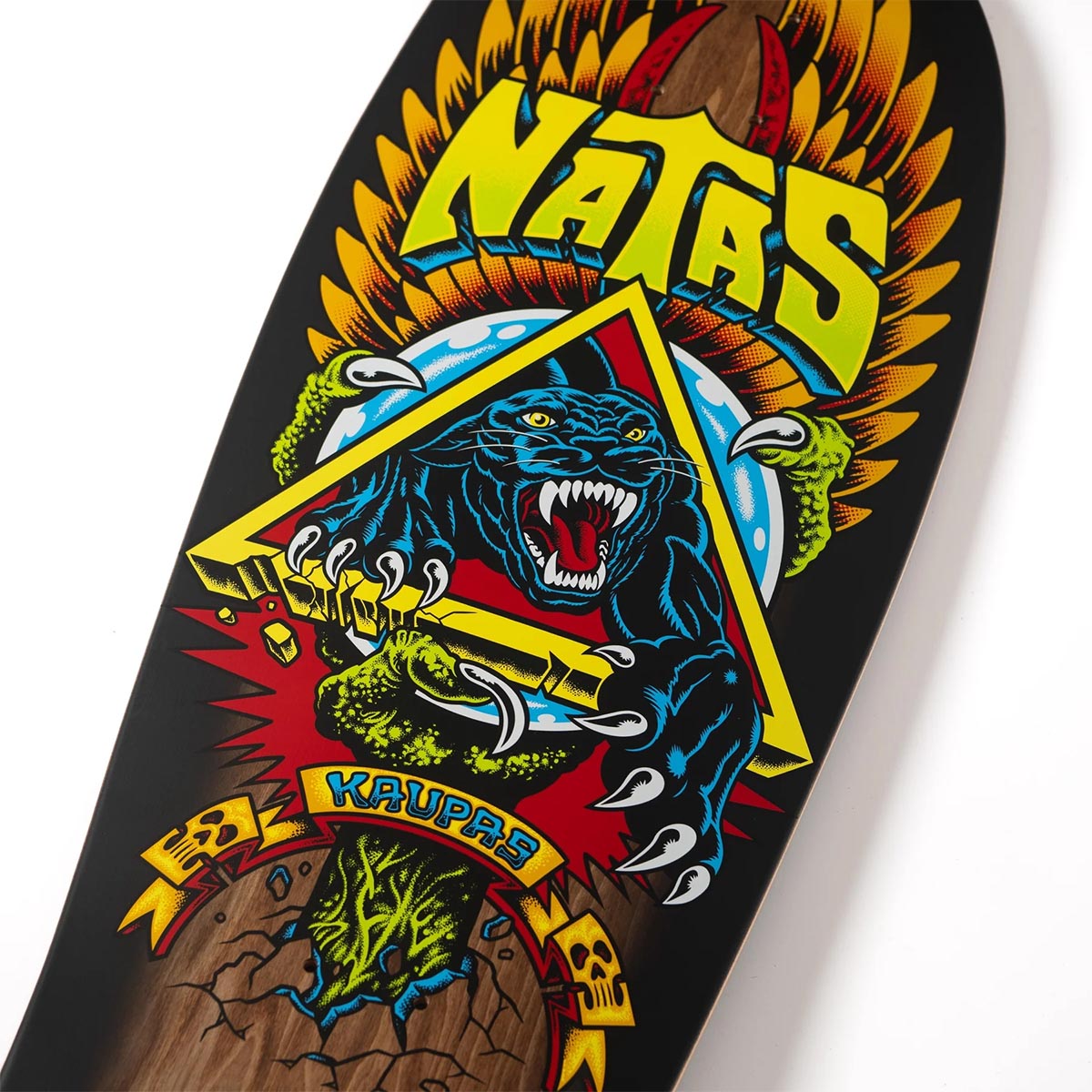 Santa Cruz - Natas Kaupas SC Panther 10.538 Reissue Skateboard Deck.