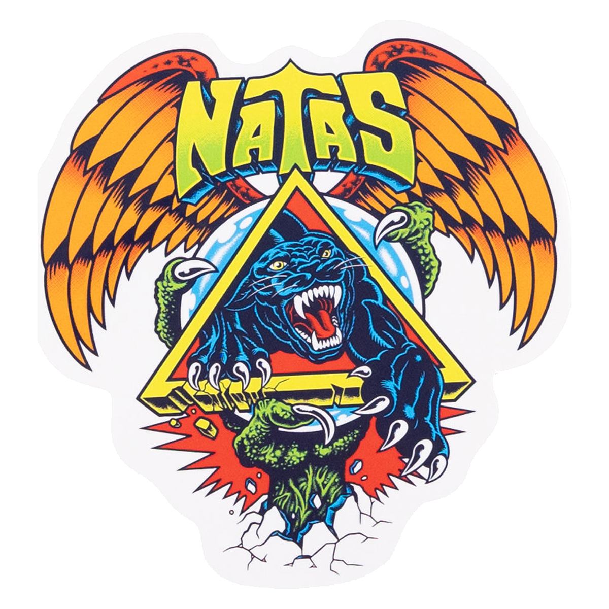Santa Cruz - Natas SC Panther Sticker Orange - pack view