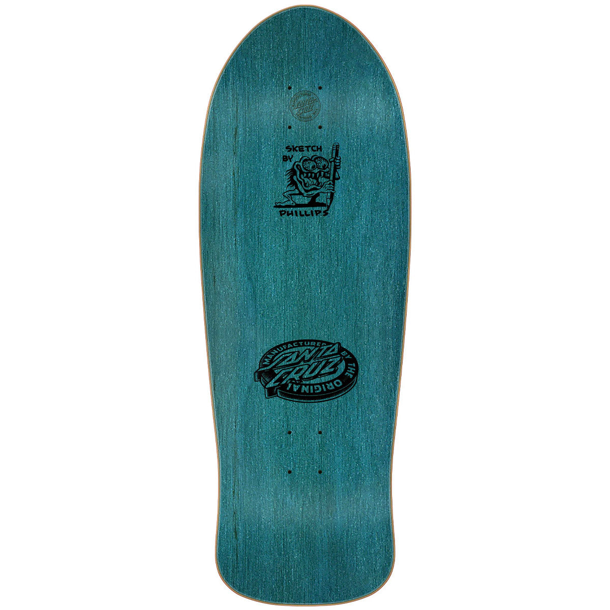 Santa Cruz Natas Kaupas Sketch Panther 10.54 Reissue Skateboard Deck Top