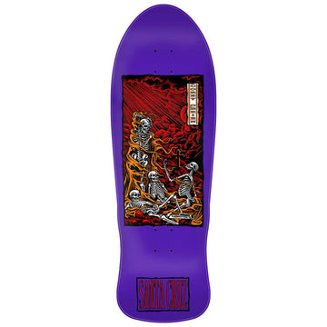 Santa Cruz - Corey O'Brien Purgatory Purple 9.85 Reissue Skateboard Deck.