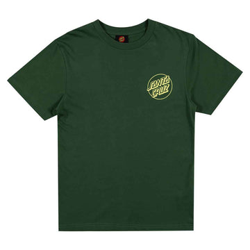 Santa Cruz Opus Screaming Hand Youth Tee Dark Green Front