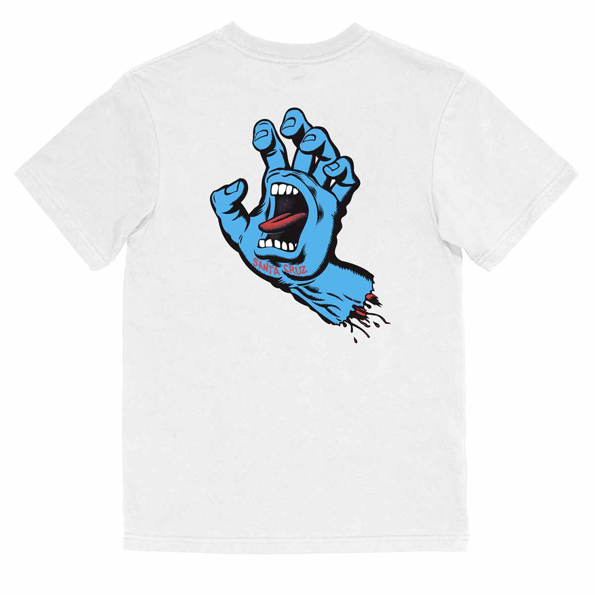Santa Cruz Opus Screaming Hand Youth Tee White Back