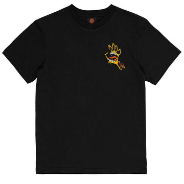 Santa Cruz - OS Bone Hand Cruz Youth Tee Black.