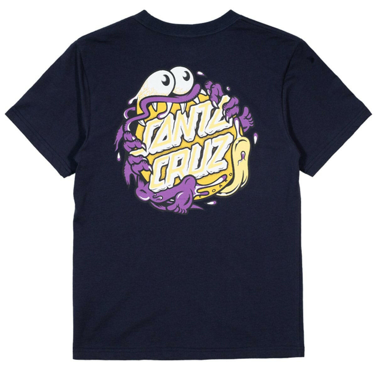 Santa Cruz - OS Slasher Dot Youth Tee Navy.