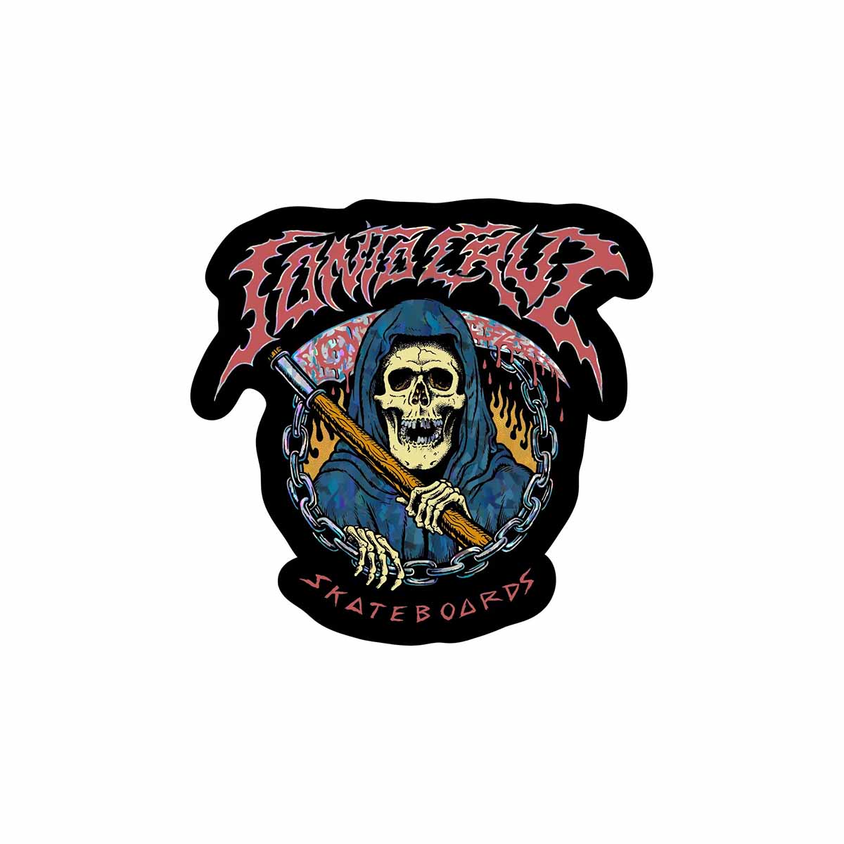 Santa Cruz Out Of Time Holographic 3.6" Sticker