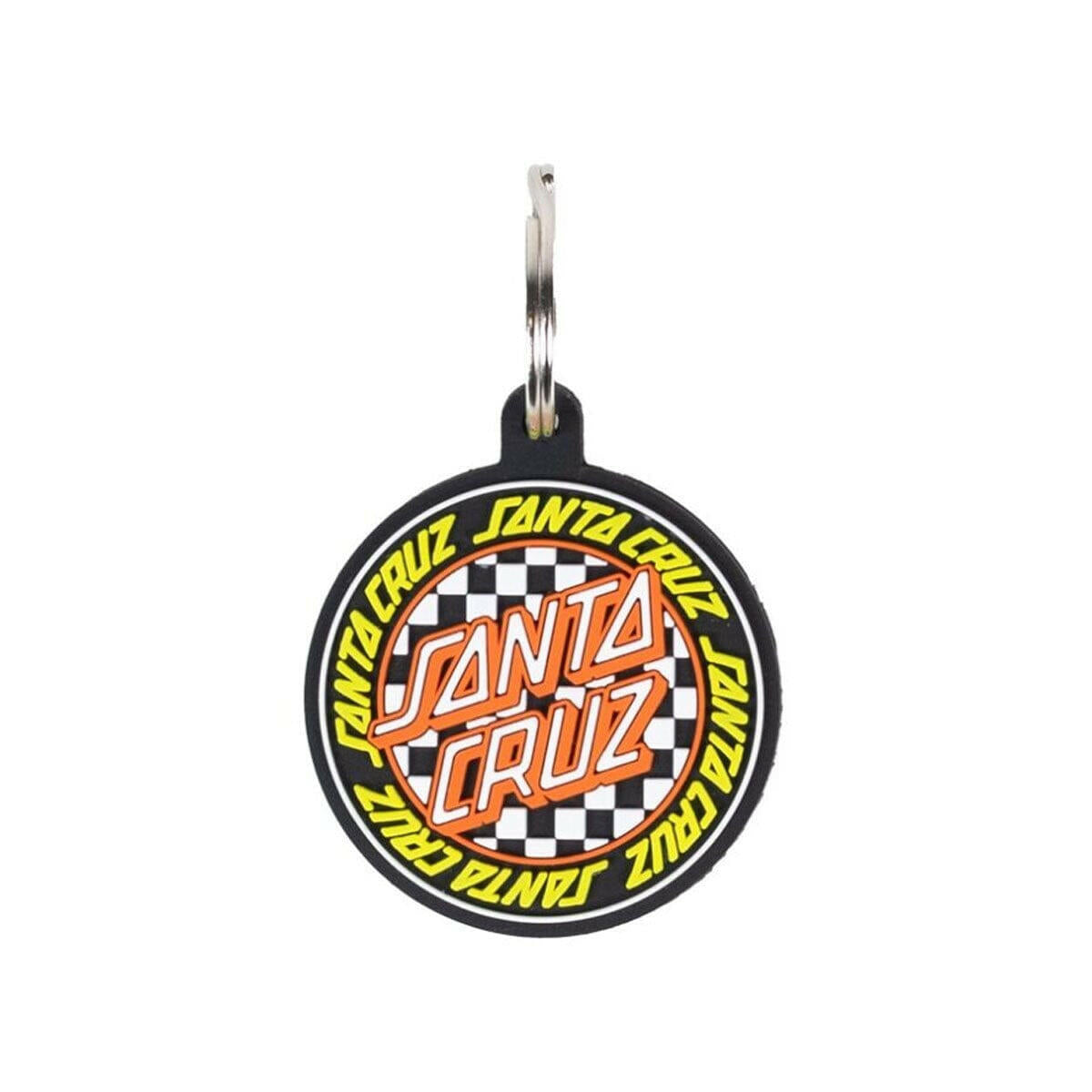 Santa Cruz - Outer Ringed Check Dot Keyring.