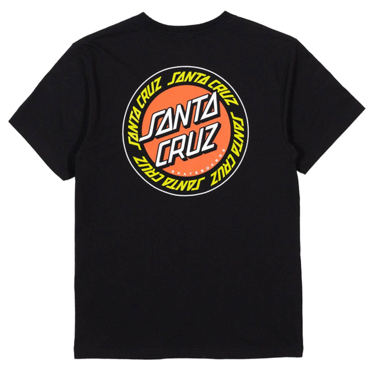 Santa Cruz - Outer Ringed Dot Youth Tee Black.