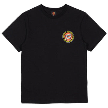 Santa Cruz - Outer Ringed Dot Youth Tee Black.