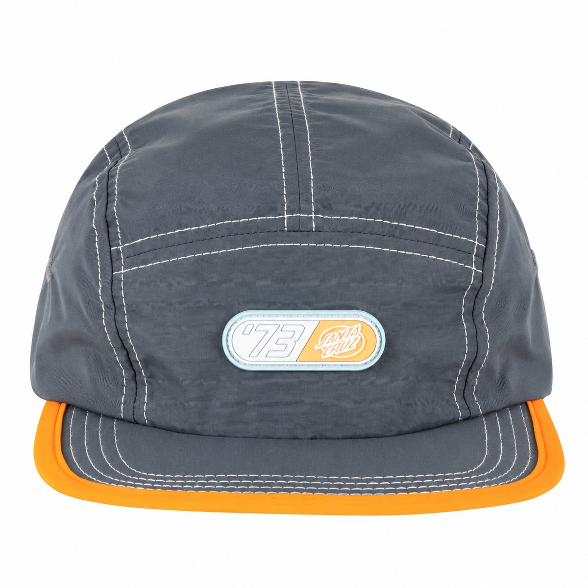 Santa Cruz Oval 73 Dot Badge Cap Dark Grey - front
