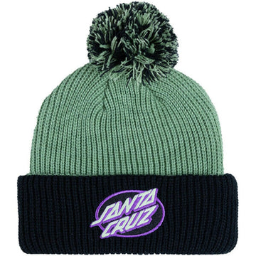 Santa Cruz - Oval Dot Patch Youth Beanie Light Green.