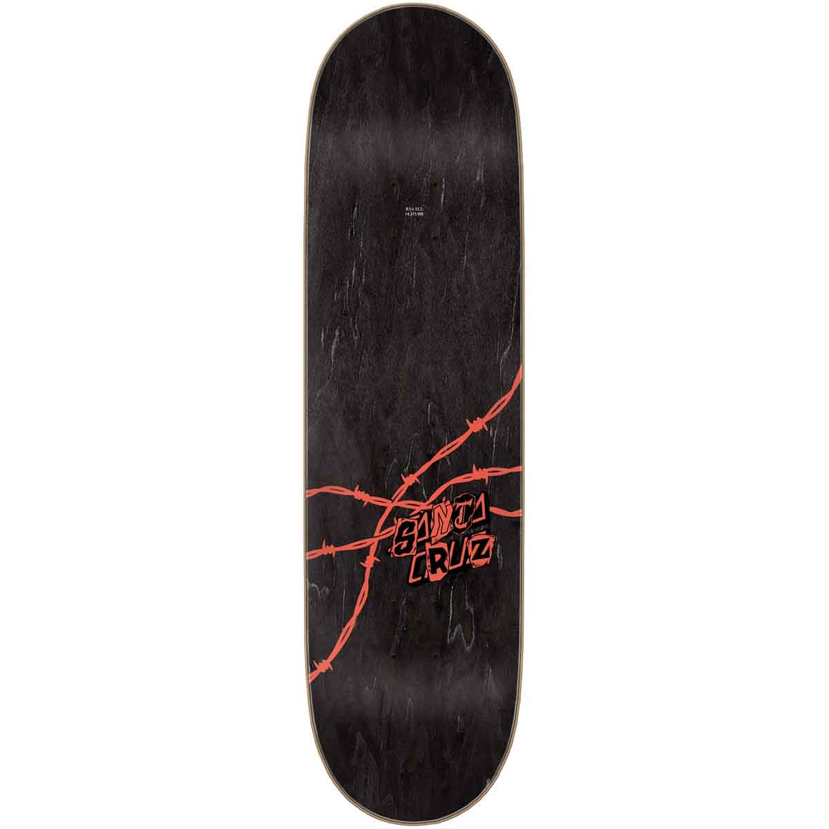 Santa Cruz Pay Off Strip 8.5 Skateboard Deck Top
