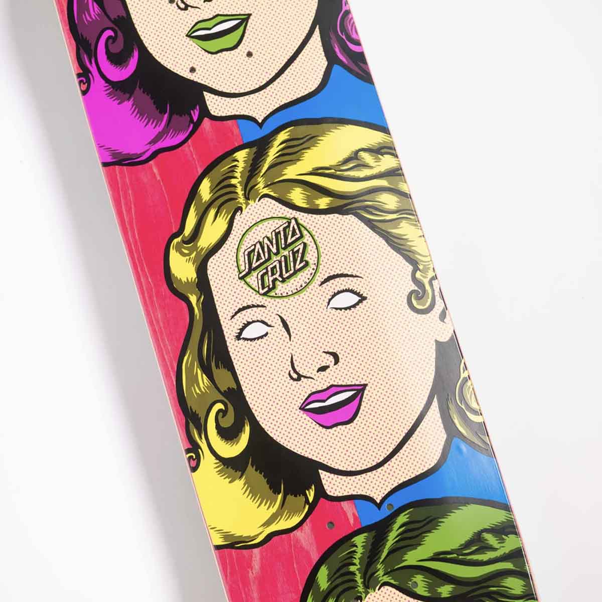 Santa Cruz Possessed Head FeelBase 8.0 Skateboard Deck Detail