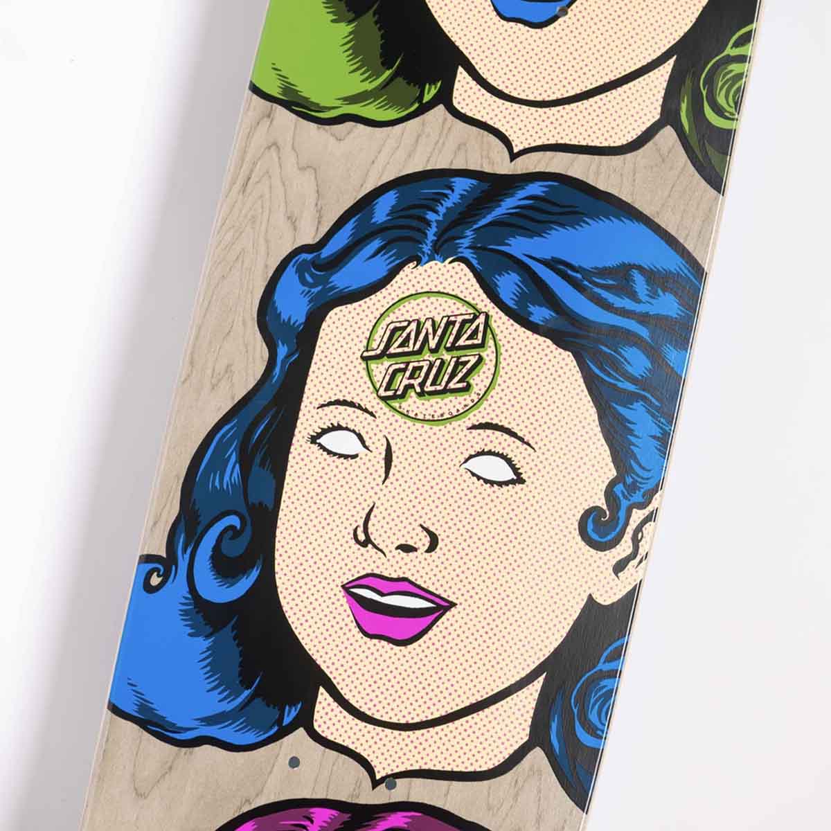 Santa Cruz Possessed Head FeelBase 8.5 Skateboard Deck Detail