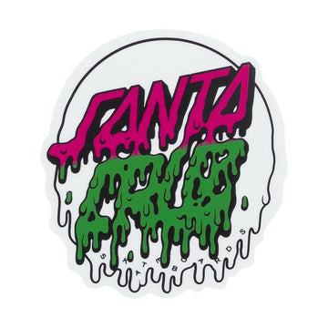 Santa Cruz - Rad Dot Hollow 4" Sticker Pink.