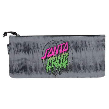 Santa Cruz - Rad Dot Hollow Pencil Case Black Tie Dye.