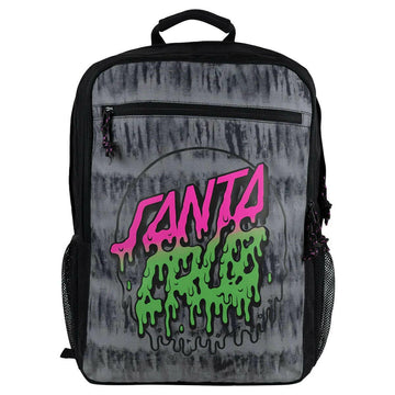 Santa Cruz - Rad Dot Hollow Slimline Backpack Black Tie Dye.