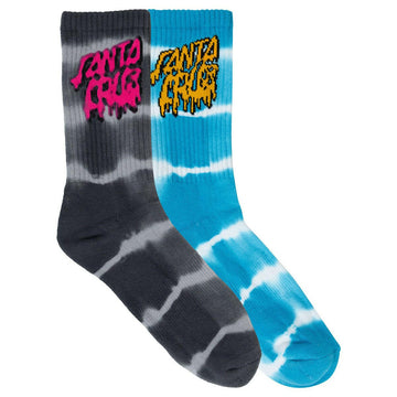 Santa Cruz - Rad Stack 2 Pack Youth Socks.