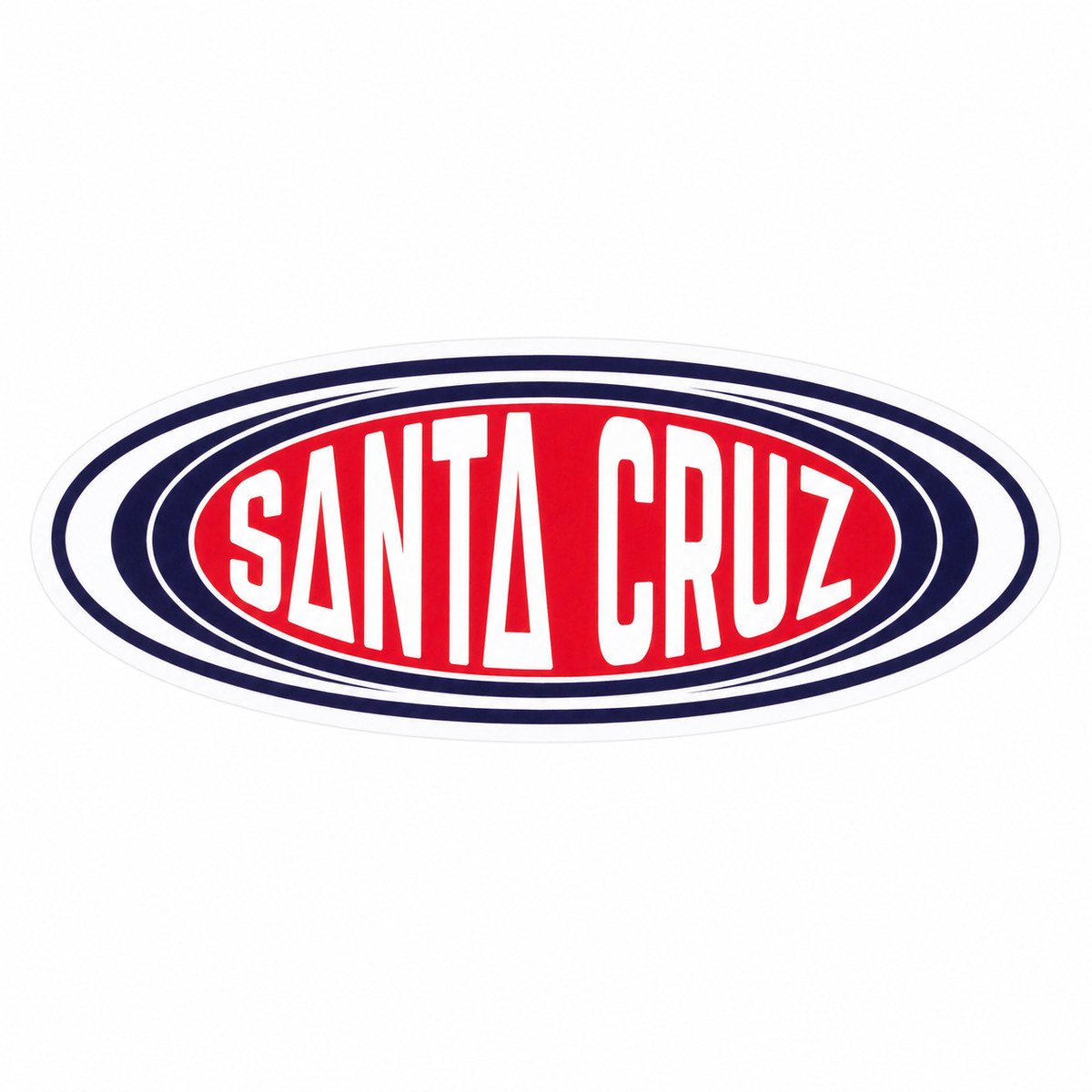 Santa Cruz Region Sticker Red - front