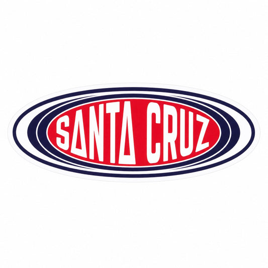 Santa Cruz Region Sticker Red - front