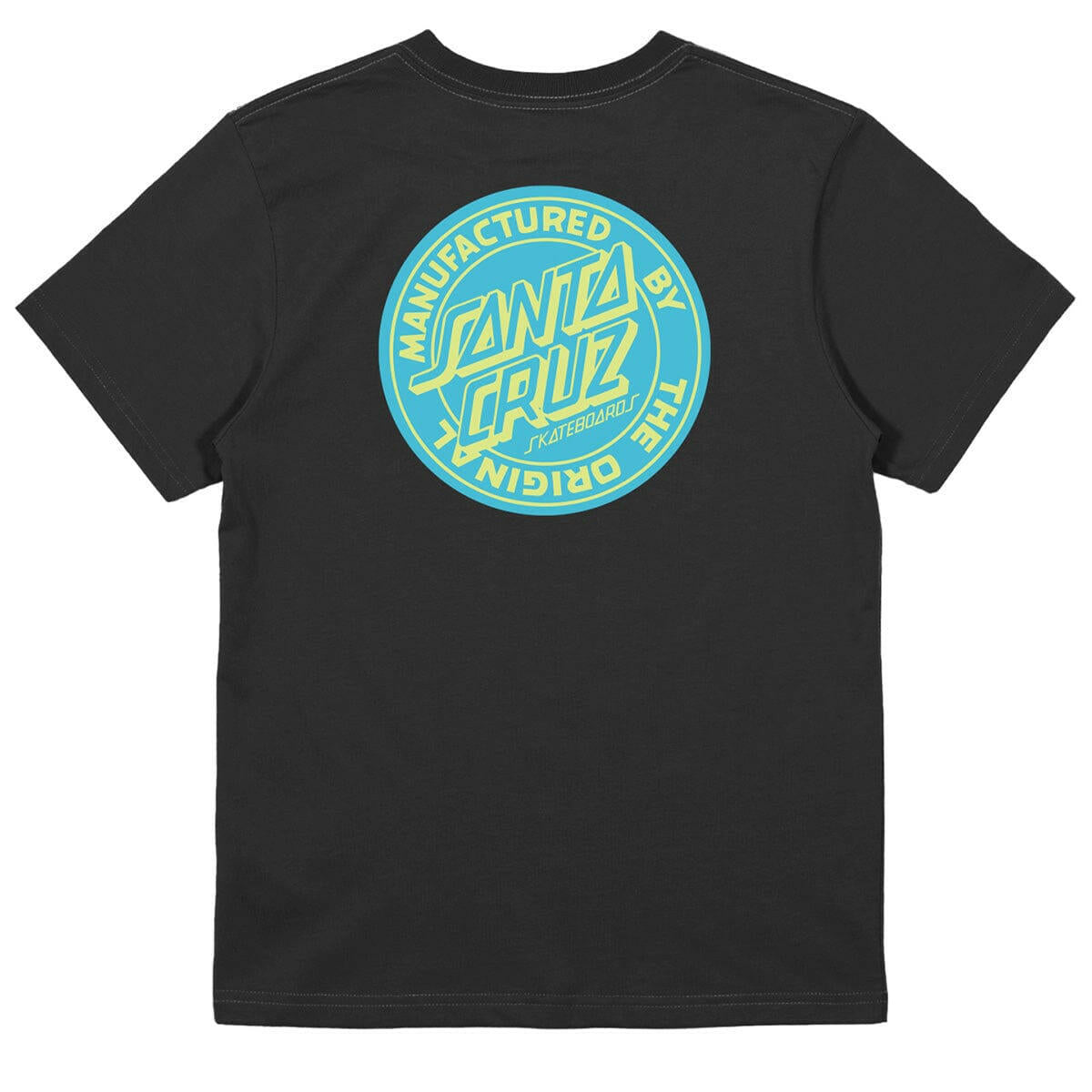 Santa Cruz - Reverse MFG Dot Youth Tee Charcoal.