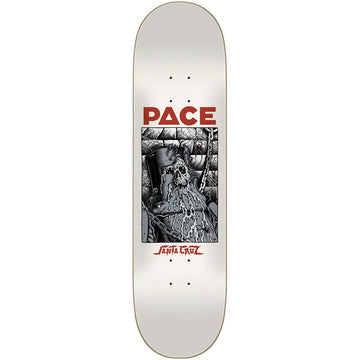 Santa Cruz - Rob Pace Dungeon VX White 8.25 Skateboard Deck.