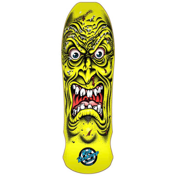 Santa Cruz Rob Roskopp Face Yellow 9.5 Reissue Skateboard Deck