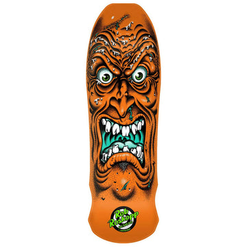 Santa Cruz - Rob Roskopp Face Orange 9.5 Reissue Skateboard Deck.
