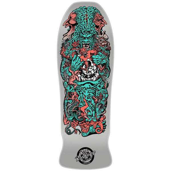 Rob Roskopp デッキ Santa Cruz Santa Cruz Rob Roskopp Five 10.22 Reissue Skateboard Deck