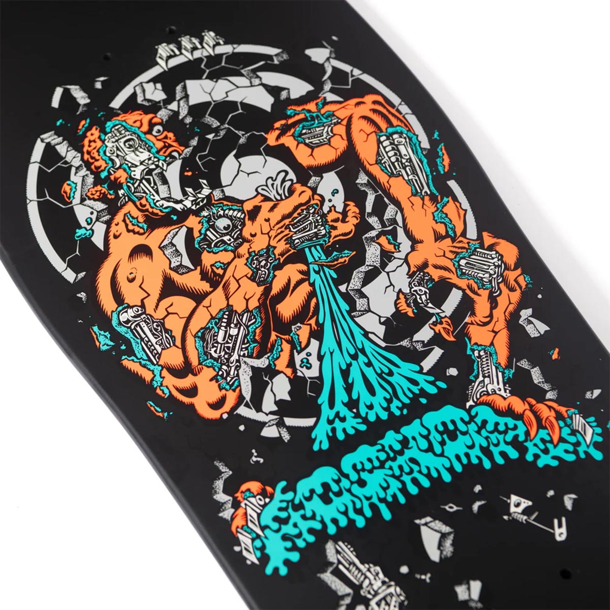 Santa Cruz - Rob Roskopp Four 10.21 Reissue Skateboard Deck.