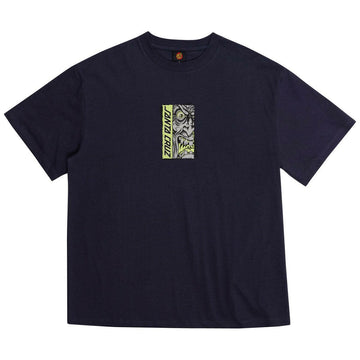 Santa Cruz - Roskopp Rigid Face Front Tee Navy.