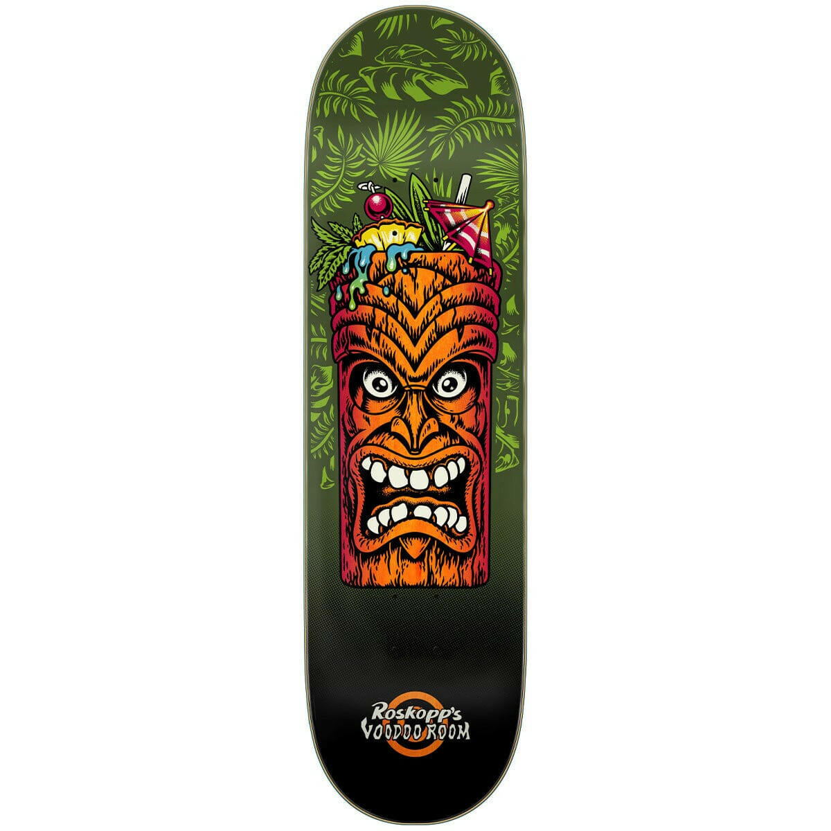 Santa Cruz - Rob Roskopp Tiki Mug 8.5 Skateboard Deck.