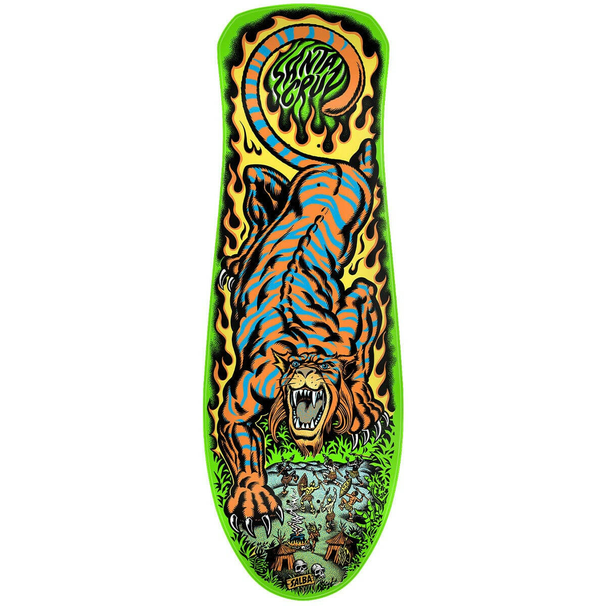 Santa Cruz - Salba Tiger 10.3 Reissue Skateboard Deck.