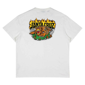 Santa Cruz - Salba Tiger Redux Tee Off White.