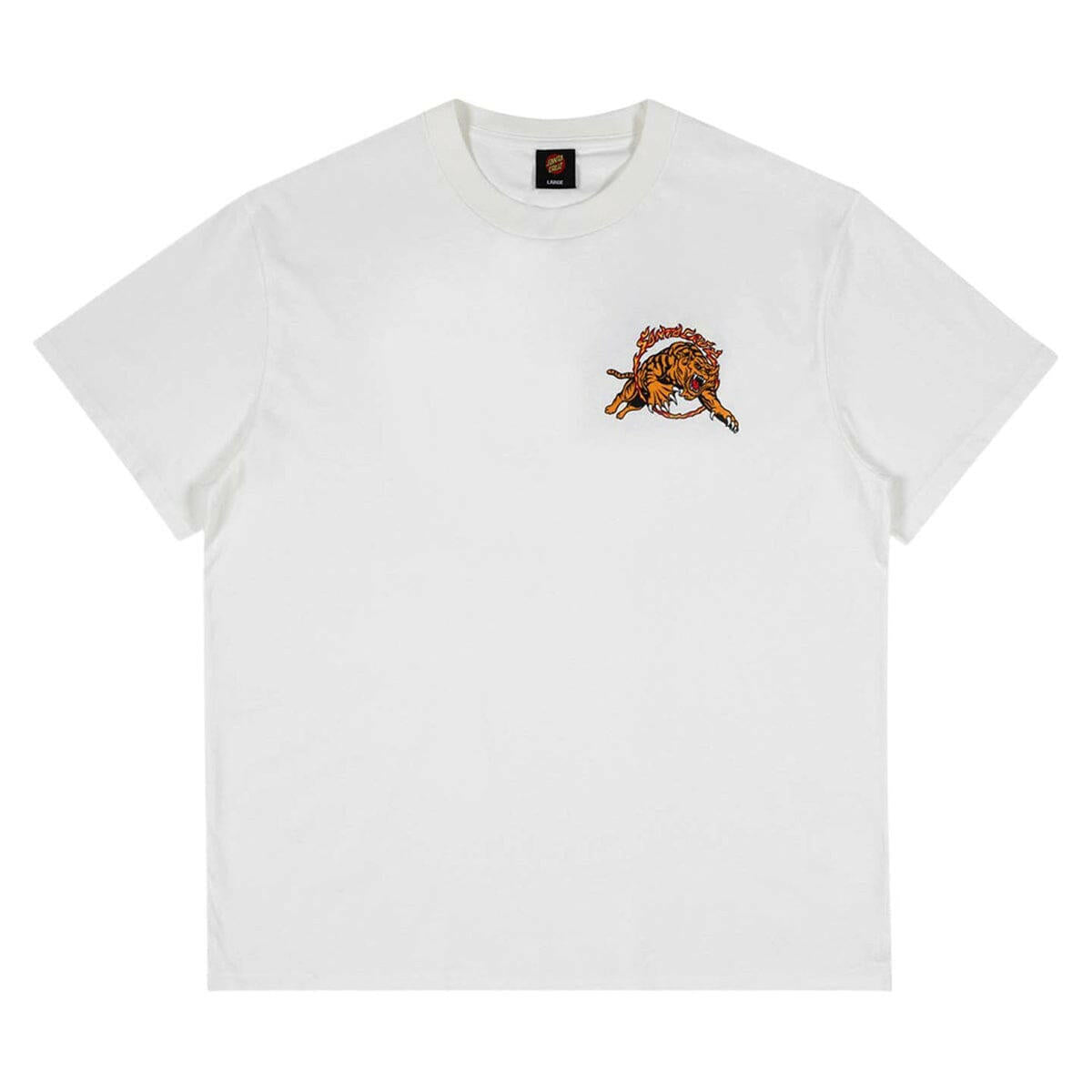 Santa Cruz - Salba Tiger Redux Tee Off White.