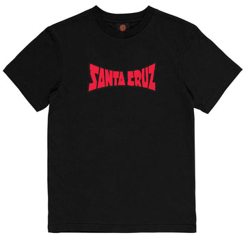 Santa Cruz - SC Arch Check Hand Youth Tee Black.