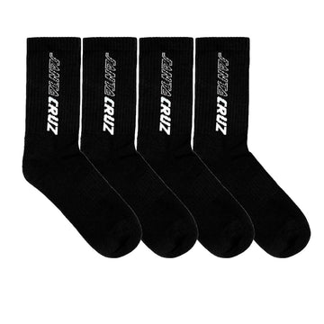 Santa Cruz SC Solid Half Strip Youth Socks Black