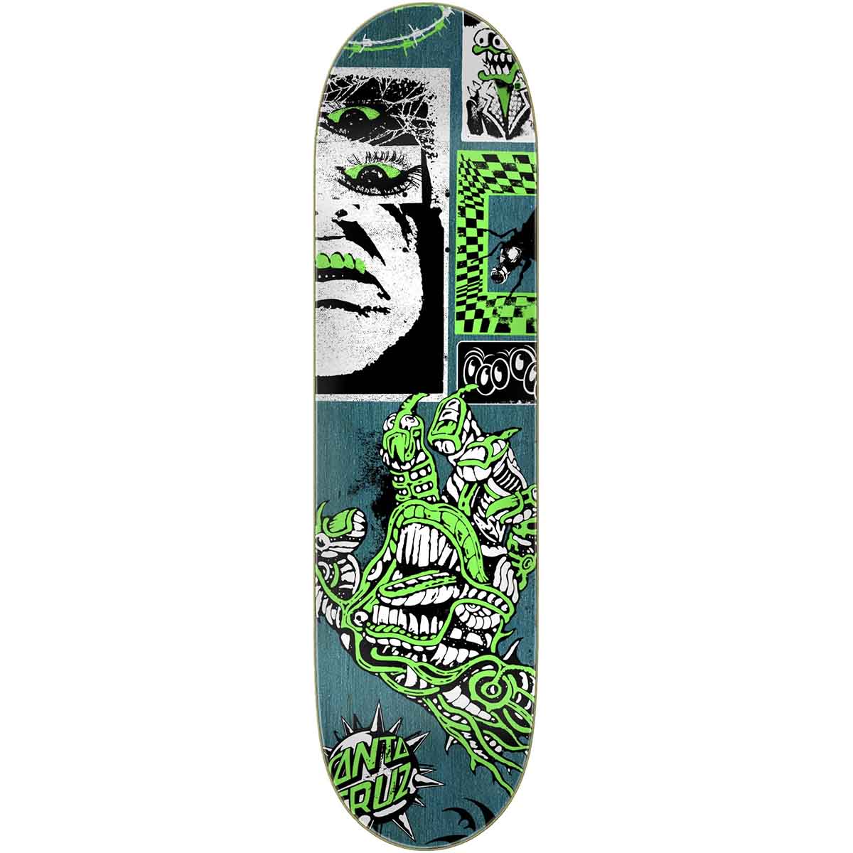 Santa Cruz Scourge Hand FeelBase 8.0 Skateboard Deck