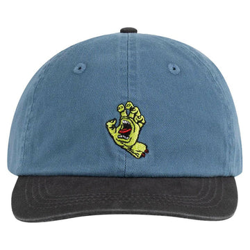 Santa Cruz - Screaming Hand Youth Dad Cap Vintage Blue.