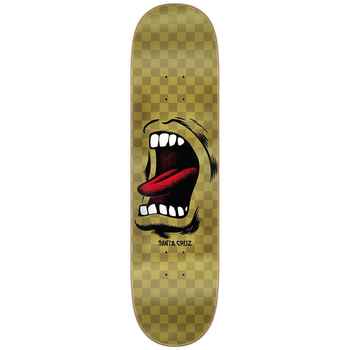 Santa Cruz - Screaming Mouth 8.0 Skateboard Deck.