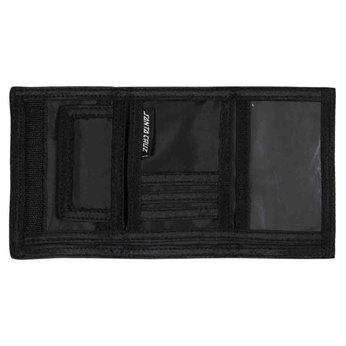 Santa Cruz Screaming Mouth Mono Repeat Velcro Wallet Inside