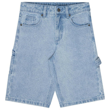 Santa Cruz - Screaming Wave Patch Youth Carpenter Shorts Light Indigo.