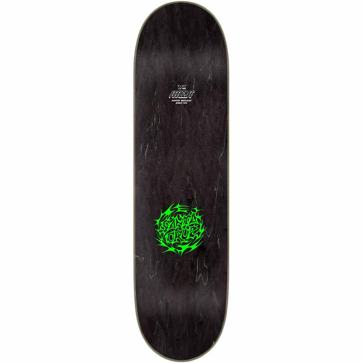 Santa Cruz Scribble Flash FeelBase 8.0 Skateboard Deck Top