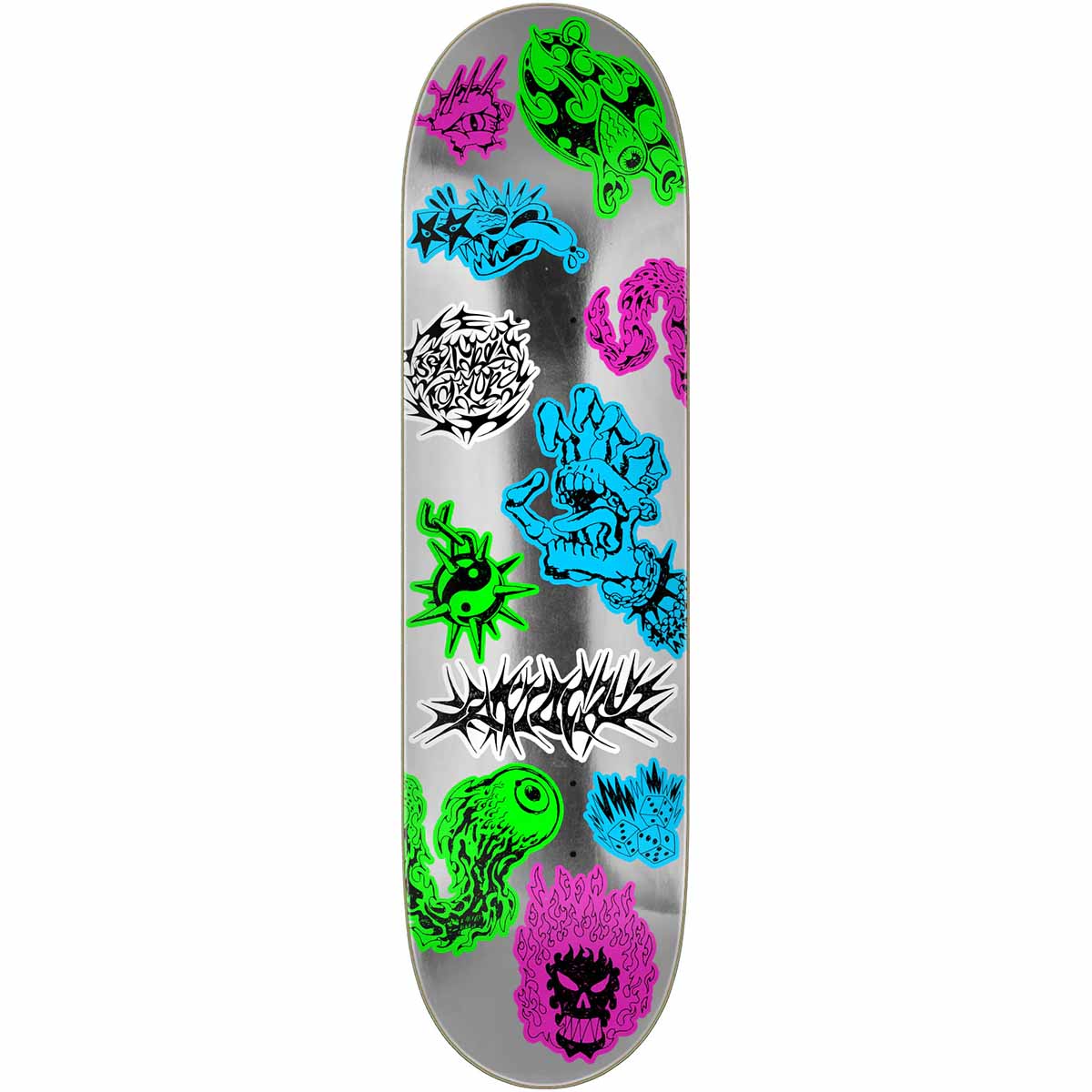 Santa Cruz Scribble Flash FeelBase 8.0 Skateboard Deck