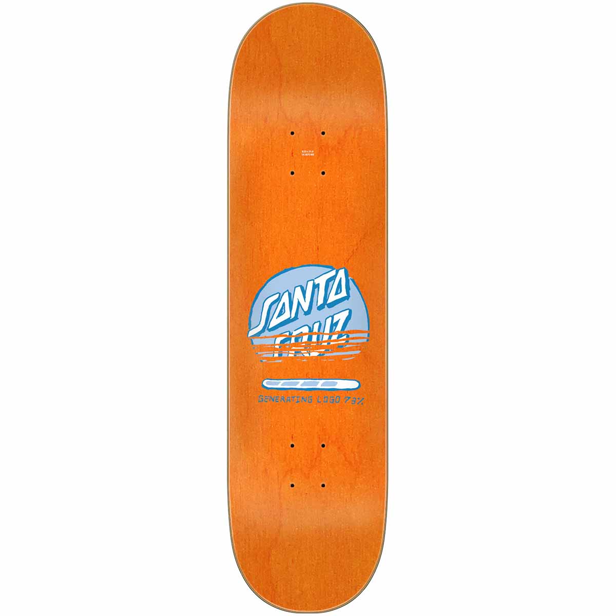 Santa Cruz Self Destruct 8.25 Skateboard Deck Top