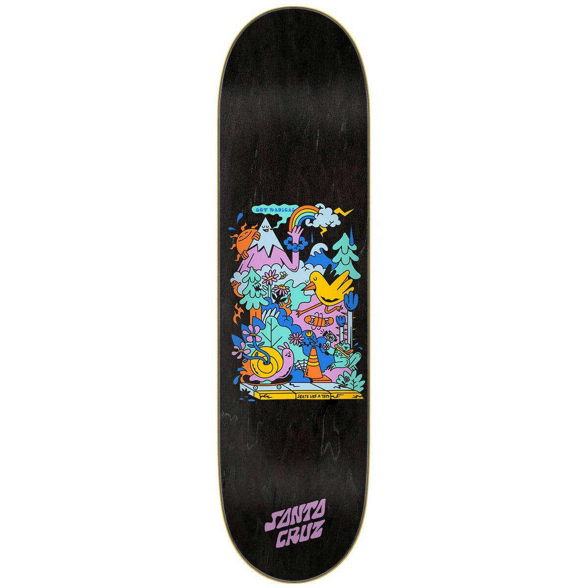 Santa Cruz - Skate Like A Girl 8.0 Skateboard Deck.