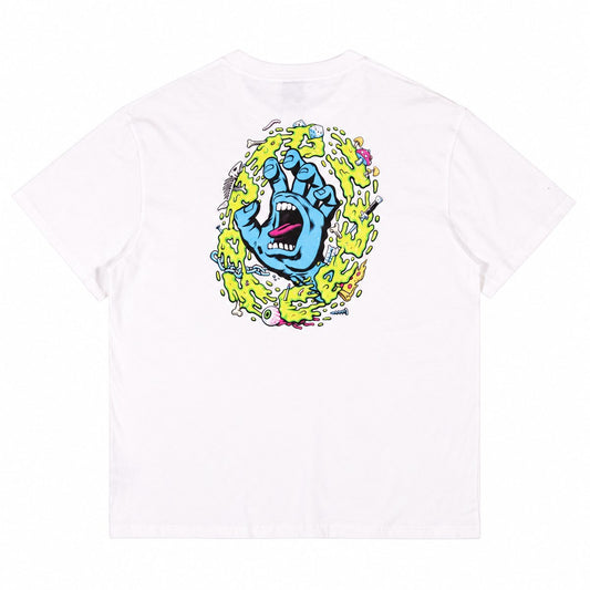 Santa Cruz Slime Scream Tee White - back