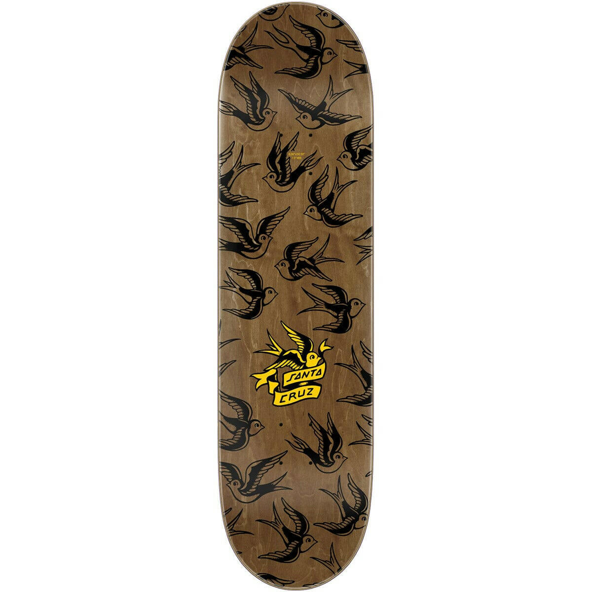 Santa Cruz - Justin Sommer Sparrows 8.0 Skateboard Deck.